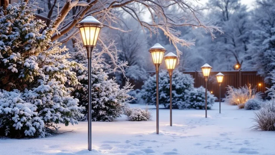 Lampes solaires en hiver : faut-il les rentrer ?